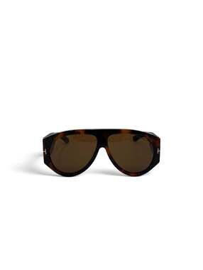 Tom Ford Bronson FT1044 52G Tortoise Aviator Sunglasses